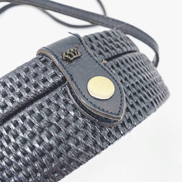 Amerii Boho Rattan Round Crossbody - Picture 3 of 9